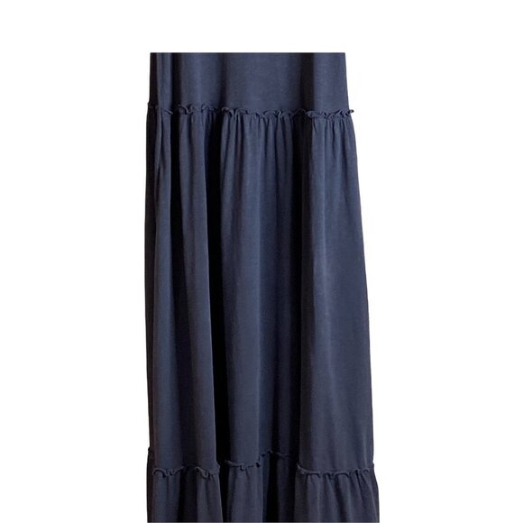 Aerie Raw Edge Ruffle Sleeveless Tier Dress - Picture 5 of 8